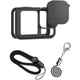 Силіконовий захисний чохол для екшн-камери GoPro Hero 13 Black з кришкою об'єктива та шнурком - зображення 1