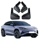 Брызговики на авто Lesko для BYD Sea Lion 07 EV 2024+ защищают кузов от грязи пыли камней 4 шт - изображение 3