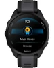 Смарт-годинник Garmin Forerunner 165, чорно-сірий силіконовий ремінець - зображення 6