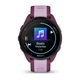 Смарт-годинник Garmin Forerunner 165 Music, силіконовий ремінець бузковий - изображение 8