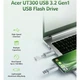 Флешка Acer 32 GB UT300 USB-A/Type-C 3.2 Silver (BL.9BWWA.588) - зображення 5