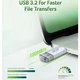 Флешка Acer 32 GB UT300 USB-A/Type-C 3.2 Silver (BL.9BWWA.588) - зображення 6