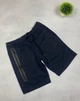 Мужские шорты Nike Tech Fleece хлопок даблфейс с карманом на молнии черные 2XL (LUX1513) - изображение 1