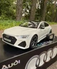 Коллекционная детализированная металлическая модель Audi RS 7 Sportback с пультом (фары, сигнал, стробоскоп) белая 1:18 - изображение 13