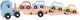 Ігровий набір Little Dutch Автовоз із машинками FSC LD7095 (8713291770959) - зображення 3