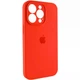 Чохол Silicone Premium case з захистом камери для iPhone 14 Pro Max Full Camera Protective red 9837 - изображение 6