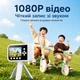 Дитяча камера миттєвого друку K23 48 Мп 1080P поворотний об’єктив 180° IPS 2.4" MP3 зум 8x з друком фото - зображення 6