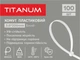 Хомут пластиковий 3.6x200мм 100шт УФ PA6.6 білий TF-PH3620-W TITANUM 28987 - зображення 1