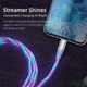 Світлодіодний кабель USB–Type-C з підсвіткою RGB | Швидка зарядка та передача даних | LED кабель для смартфона - изображение 6