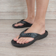 Чоловічі в'єтнамки Бая Чорні Crocs Baya II Flip Black (43-44, чорний) - зображення 9