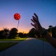 Piłka Waboba 331C04_A LED Bounceback x Returning moon w blistrze, czerwona (840001933101) - obraz 8
