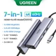 USB-хаб Ugreen 7 in 1 CM512 4K 60Hz - зображення 2