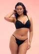 Бюстгальтер без косточек Victoria's Secret T-shirt Lightly Lined Wireless Bra 34B черный (0417548QB434B) - изображение 3
