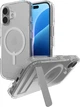 Чехол противоударный с подставкой ZAGG Gear4 Crystal Palace MagSafe для Iphone 16 Прозрачный - изображение 1