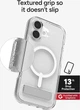 Чехол противоударный с подставкой ZAGG Gear4 Crystal Palace MagSafe для Iphone 16 Прозрачный - изображение 12