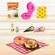 Ігровий набір зі слаймами Slime Mart серії Shopping Bag Пончик (4894680042865) - зображення 9