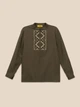 Сорочка вишиванка для хлопчика LAWA E-BB02302 164 см Хакі shop (2000999576164) - зображення 1