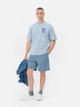 Футболка Primark блакитний з принтом XROJL248 XL - изображение 3