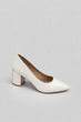 Туфли лодочки на широком каблуке Meideli Женские Молочный 36 (23 cм) (l1872 white) - изображение 3