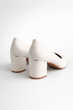 Туфли лодочки на широком каблуке Meideli Женские Молочный 36 (23 cм) (l1872 white) - изображение 4