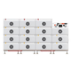 Система хранения енергии Deye BOS-B215 215kWh 768V 280Ah IP20 White - изображение 1