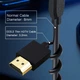 Кабель HDMI Slim, 2K 144Hz (4K 60Hz), Тонкий(3.2mm), 2m(200cm), Black - зображення 3