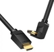 Кабель Vention HDMI M - M 2 м V2.0 4K 60Гц PVC с угловым коннектором 270 градусов Black (AAQBH) - изображение 2