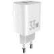 Зарядний пристрій Sigma 1xUSB-C PD33W + 1xUSB QC3.0 GaN X-power PS33-01 white (4827798527719) - зображення 7