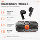 Бездротові навушники Black Shark Rokas 3 Bluetooth 5.4 24h Black - зображення 2