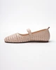 Балетки перфоровані Aquamarin 31811 бежевий шкіра 38 - зображення 3