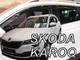 Дефлекторы окон (ветровики) Skoda Karoq 2017+ 5D (вст., 4шт) (Heko) Sale! задок малий оск. - изображение 2