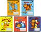 Набор тетрадей Kite Garfield Retro/Classic 12 листов в линию 5 шт (GF26-234/5) - изображение 1