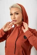 Спортивний костюм жіночий двонитка, колір теракотовий, 214R1419-004 розмір L - зображення 2
