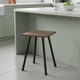 Табурет кухонный Ferrum-decor 430x320x320 Черный металл ДСП Дуб Сонома 16 мм (FRD-104640) - изображение 5