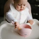 Мисочка силіконова з присоскою BabyOno рожевий - зображення 8