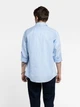 Сорочка чоловіча блакитна льняна Arber LINEN SHIRT 1 45 зріст 6 блакитний (M05.11.23.621) - зображення 4