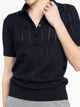 Поло жіноче темно-синє 100% бавовна Arber Polo Knit WD SS WTR-204 XL синій (W09.05.09.622) - изображение 5