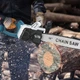 Цепная электропила c шиной 16 дюймов и питанием от 2-х аккумуляторов 36V Chain Saw 1600 Вт Синяя - изображение 3