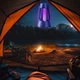 Антимоскитная лампа на аккумуляторе с 3 режимами подсветки 2000V Синяя - изображение 3