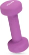 Гантели для фитнеса неопреновые Gymtek Queenfit 2х1кг фиолетовый - изображение 2