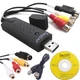 USB карта видеозахвата EasyCAP с RCA и S-Video, конвертер AV в USB со звуком VHS DVD - изображение 1