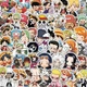 Набор виниловых аниме наклеек One Piece (Ван Пис) 50шт - изображение 5