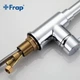 Смеситель для кухни Frap F6052 с выдвижным изливом, хром - изображение 4