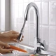 Змішувач для кухні Grohe Eurosmart Cosmopolitan з висувним виливом, хром (31481001) - зображення 2