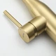 Смеситель для кухни Gappo G4398-43 с выдвижным изливом, золото - изображение 5