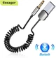 Bluetooth ресивер ESSAGER USB to 3.5mm Bluetooth 5.0 Handsfree Car Kit Grey (EBTEB01-JS0A) - изображение 2