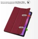 Чехол для планшета BeCover Flexible TPU Mate для Lenovo Idea Tab/K11 (2nd Gen) TB336/Xiaoxin Pad (2025) 11" с креплением для стилуса Red Wine (BC_715635) - изображение 4