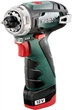 Акумуляторний дриль-шуруповерт Metabo PowerMaxx BS Basic Set 12V 2x2Ah Li-Power, Зарядний пристрій LC 40, Пластиковий кофр, з пересувною майстернею із 41 компонентом (600080710) - зображення 5