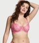 Комплект Victoria’s Secret Dream Angels Boho Floral Embroidery Balconette+ Brazilian(Бюстгальтер +трусики)Рожевий 75D+M - изображение 8