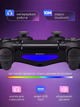 Бездротовий геймпад для PS4, ПК, Android, iOS — Універсальний Bluetooth джойстик з вібрацією та сенсором - изображение 3